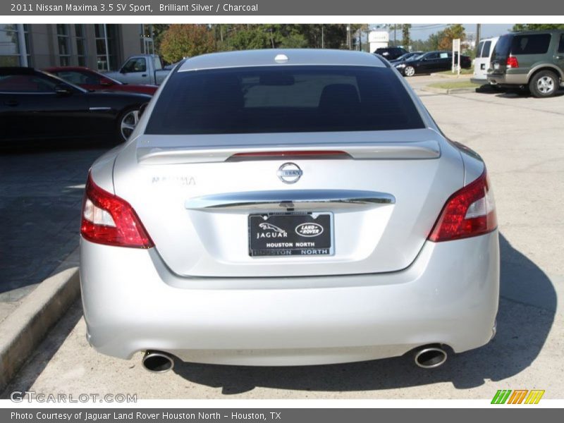 Brilliant Silver / Charcoal 2011 Nissan Maxima 3.5 SV Sport
