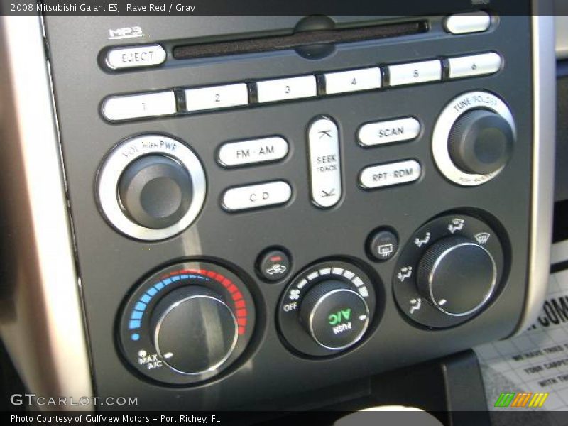 Rave Red / Gray 2008 Mitsubishi Galant ES