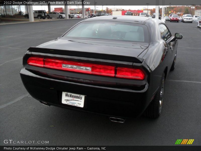 Pitch Black / Dark Slate Gray 2012 Dodge Challenger SXT
