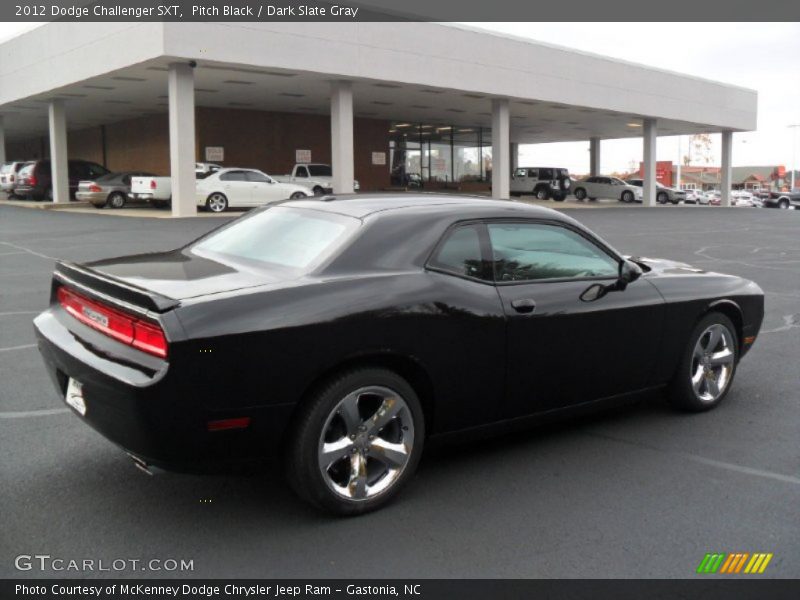 Pitch Black / Dark Slate Gray 2012 Dodge Challenger SXT
