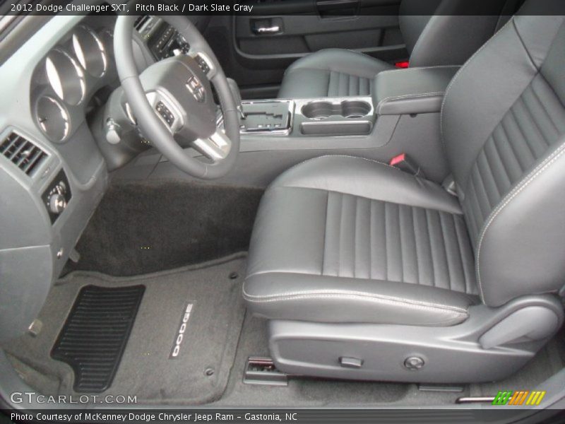  2012 Challenger SXT Dark Slate Gray Interior