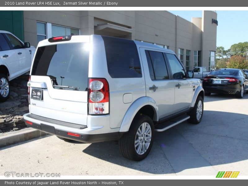 Zermatt Silver Metallic / Ebony 2010 Land Rover LR4 HSE Lux