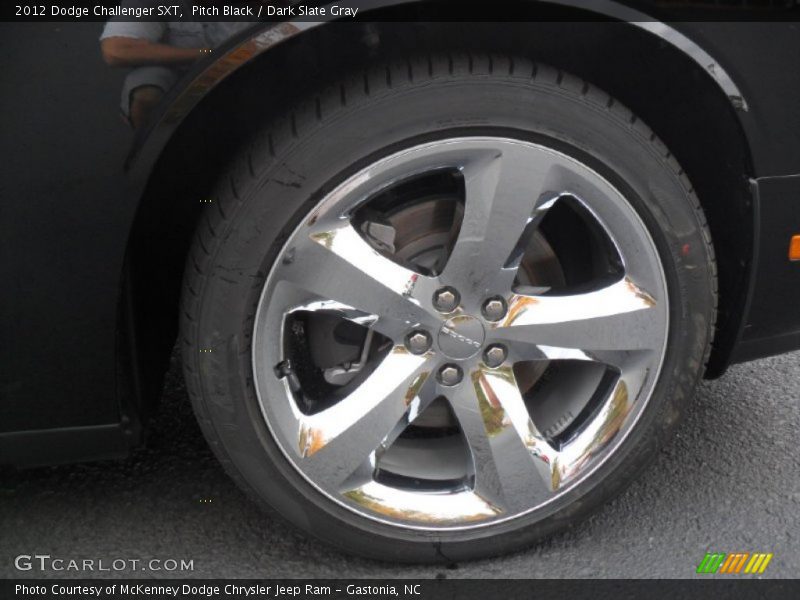Pitch Black / Dark Slate Gray 2012 Dodge Challenger SXT