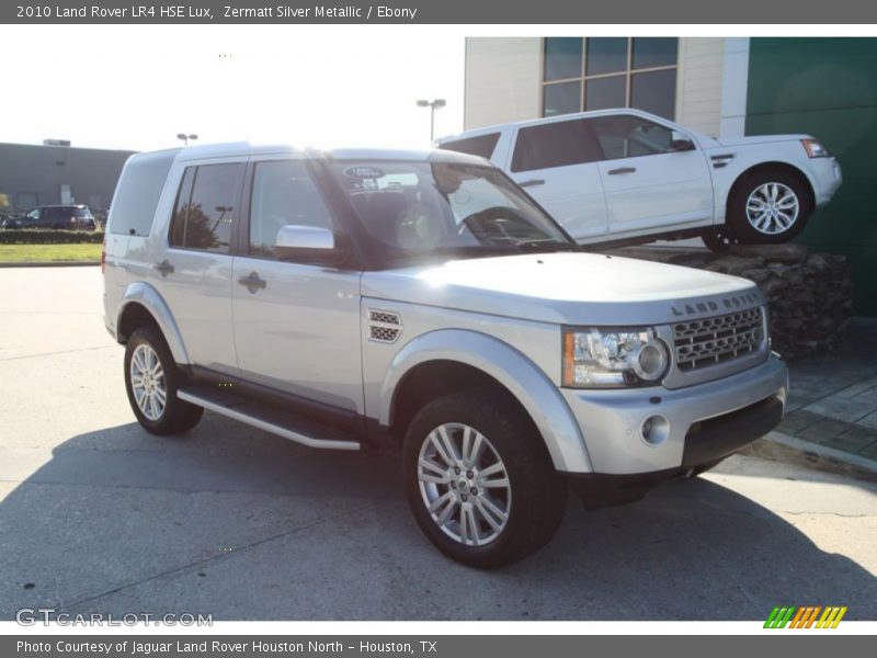Zermatt Silver Metallic / Ebony 2010 Land Rover LR4 HSE Lux