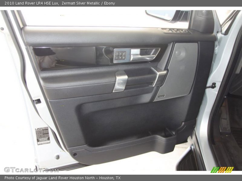 Zermatt Silver Metallic / Ebony 2010 Land Rover LR4 HSE Lux
