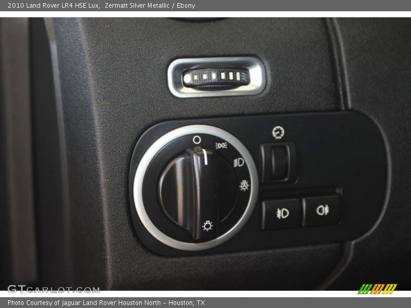 Headlight controls - 2010 Land Rover LR4 HSE Lux