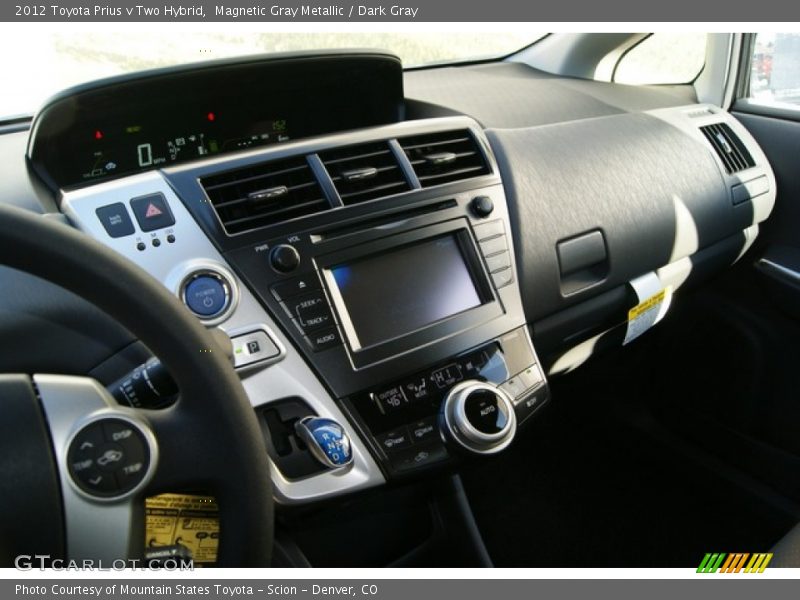 Magnetic Gray Metallic / Dark Gray 2012 Toyota Prius v Two Hybrid