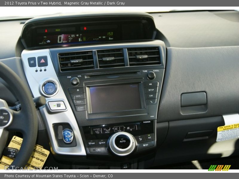 Magnetic Gray Metallic / Dark Gray 2012 Toyota Prius v Two Hybrid