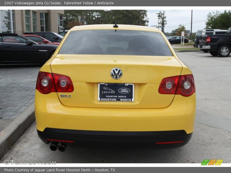 Fahrenheit Yellow / Anthracite 2007 Volkswagen Jetta GLI Sedan