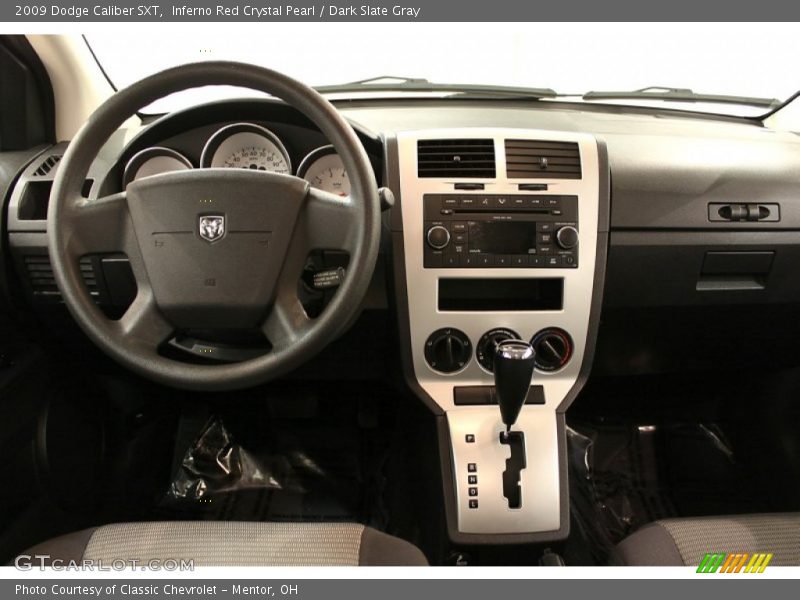 Inferno Red Crystal Pearl / Dark Slate Gray 2009 Dodge Caliber SXT