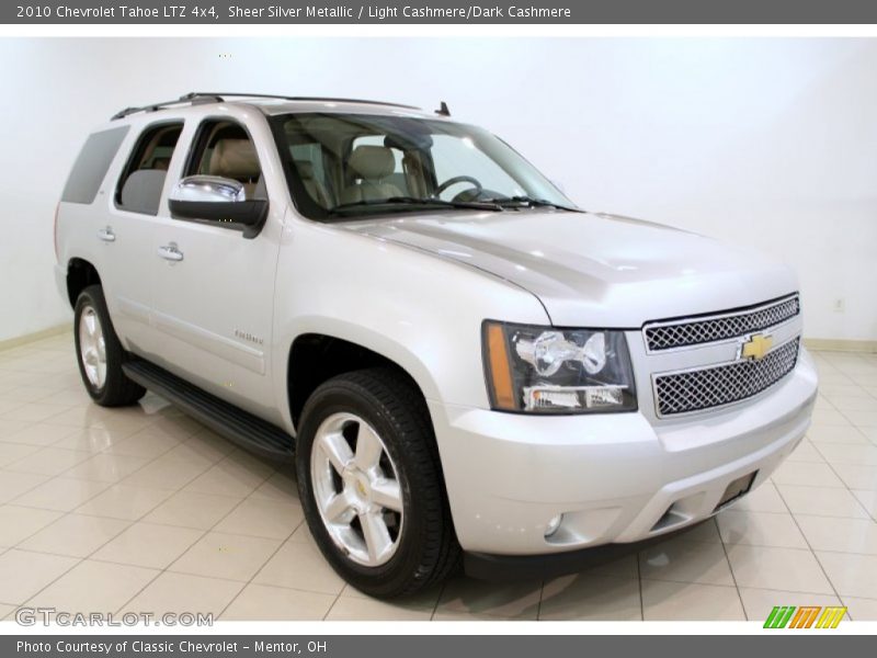 Sheer Silver Metallic / Light Cashmere/Dark Cashmere 2010 Chevrolet Tahoe LTZ 4x4