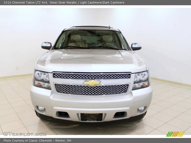 Sheer Silver Metallic / Light Cashmere/Dark Cashmere 2010 Chevrolet Tahoe LTZ 4x4