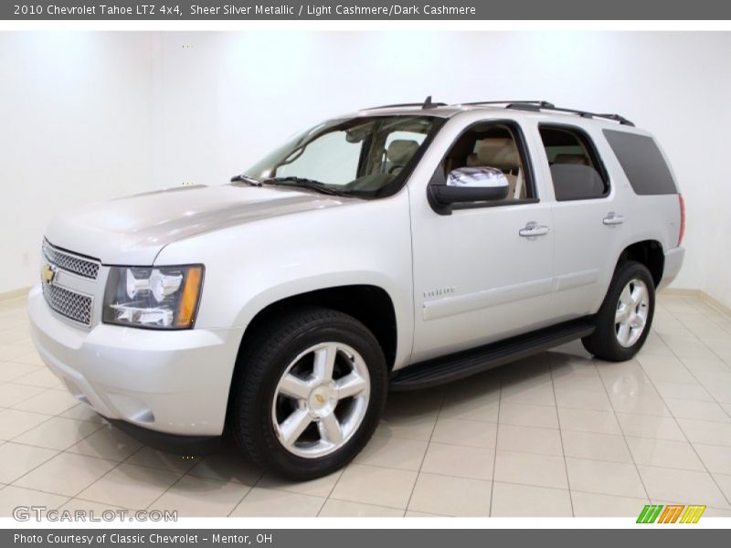 Sheer Silver Metallic / Light Cashmere/Dark Cashmere 2010 Chevrolet Tahoe LTZ 4x4
