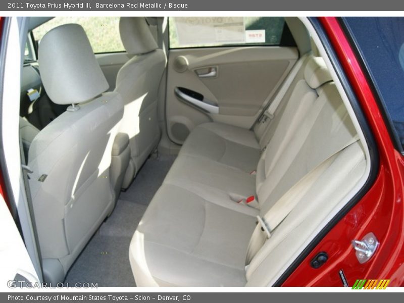 Barcelona Red Metallic / Bisque 2011 Toyota Prius Hybrid III