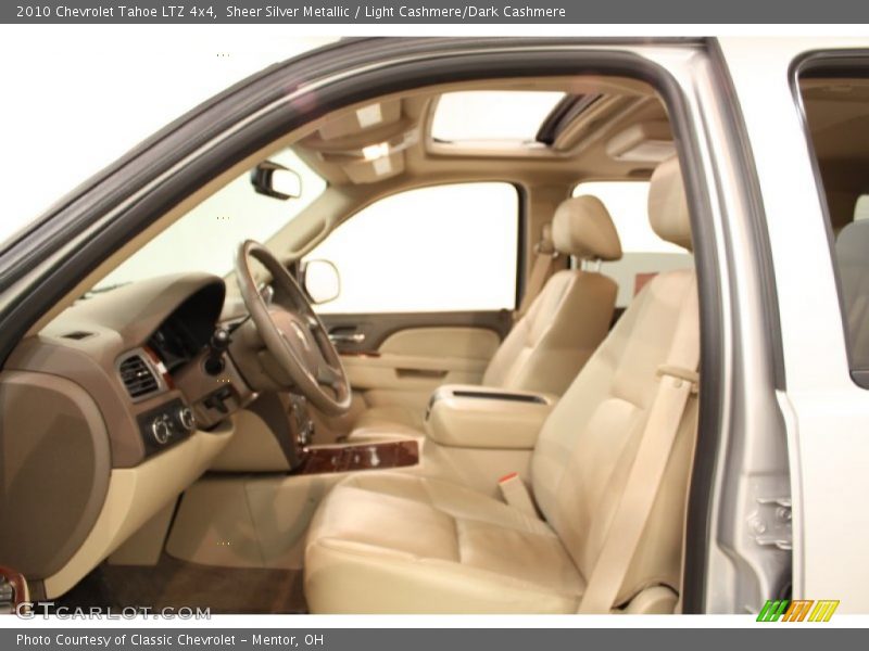 Sheer Silver Metallic / Light Cashmere/Dark Cashmere 2010 Chevrolet Tahoe LTZ 4x4