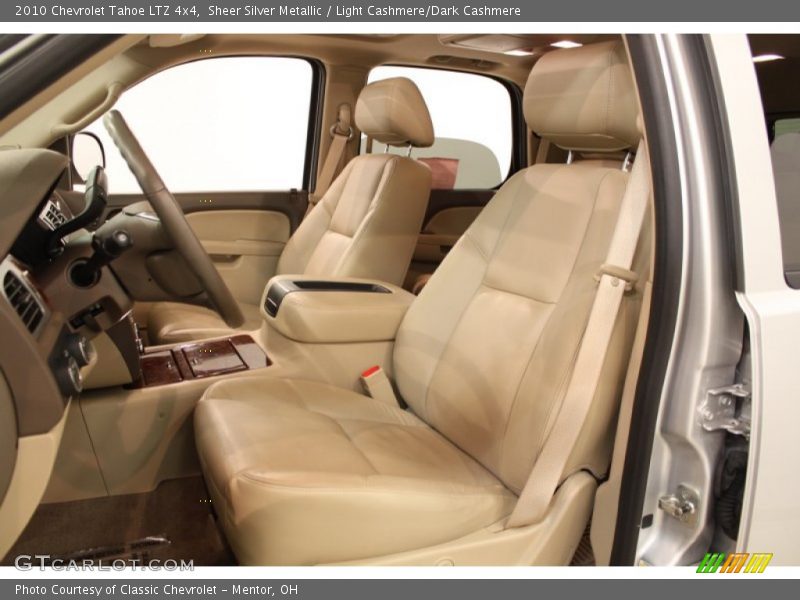 Sheer Silver Metallic / Light Cashmere/Dark Cashmere 2010 Chevrolet Tahoe LTZ 4x4
