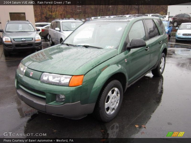 Rain Forest Green / Tan 2004 Saturn VUE AWD