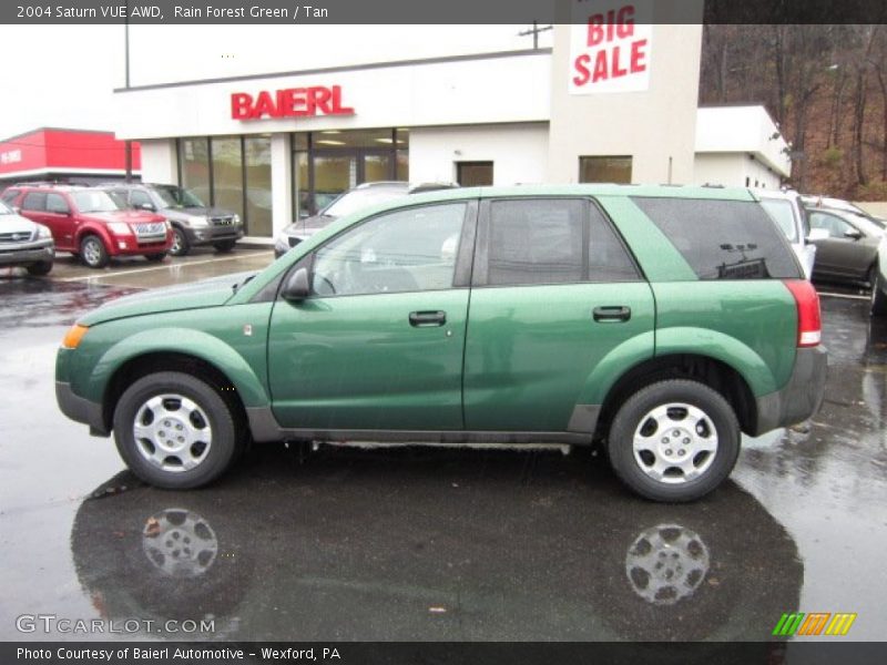 Rain Forest Green / Tan 2004 Saturn VUE AWD