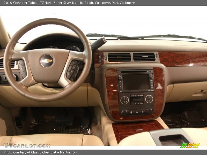Sheer Silver Metallic / Light Cashmere/Dark Cashmere 2010 Chevrolet Tahoe LTZ 4x4