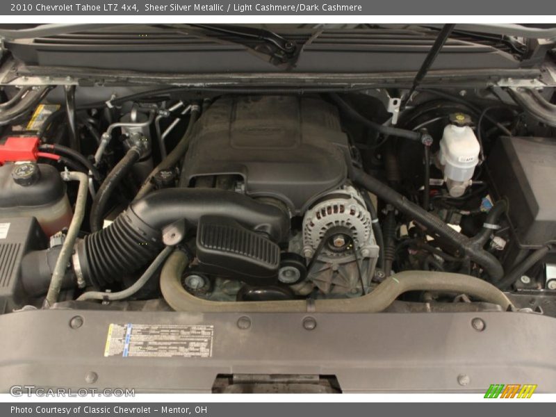 Sheer Silver Metallic / Light Cashmere/Dark Cashmere 2010 Chevrolet Tahoe LTZ 4x4