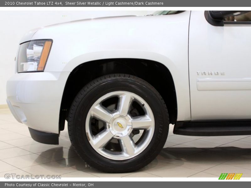 Sheer Silver Metallic / Light Cashmere/Dark Cashmere 2010 Chevrolet Tahoe LTZ 4x4