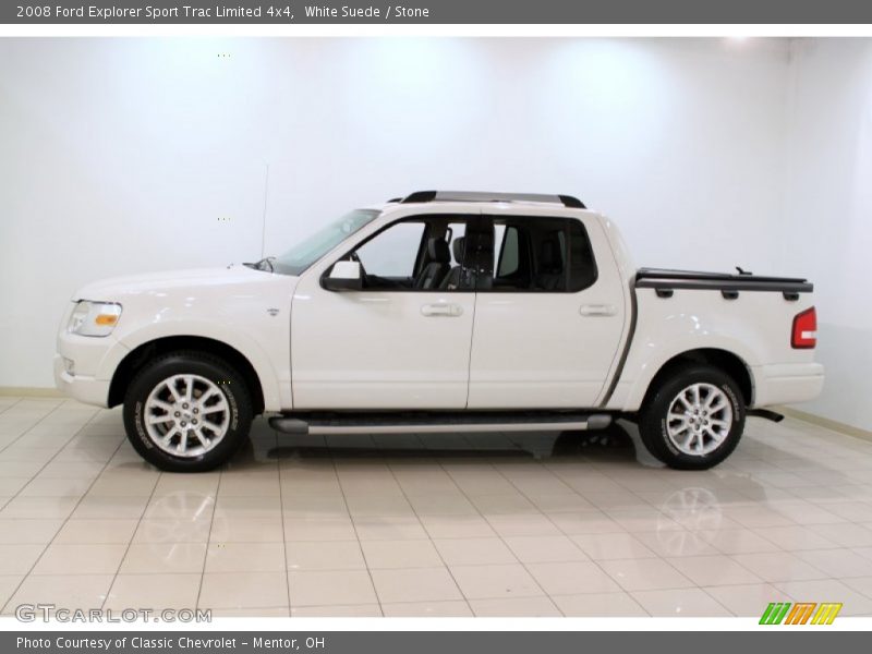  2008 Explorer Sport Trac Limited 4x4 White Suede