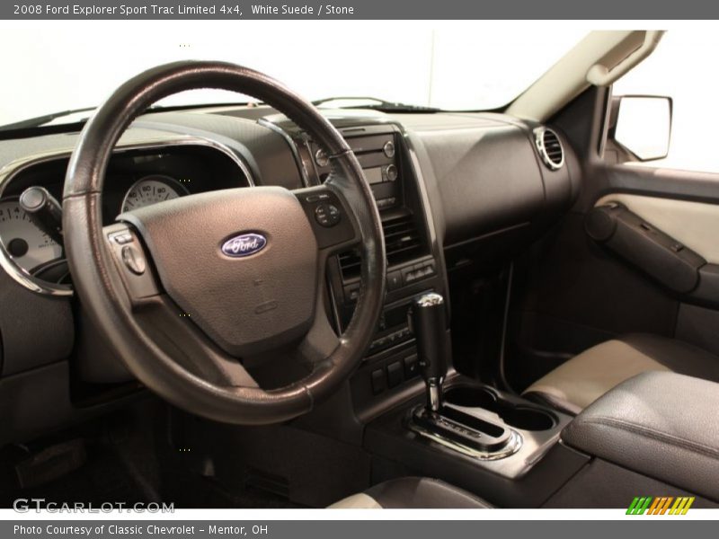 White Suede / Stone 2008 Ford Explorer Sport Trac Limited 4x4