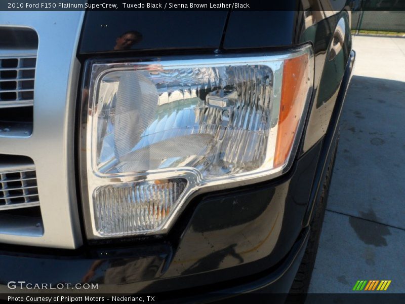 Tuxedo Black / Sienna Brown Leather/Black 2010 Ford F150 Platinum SuperCrew