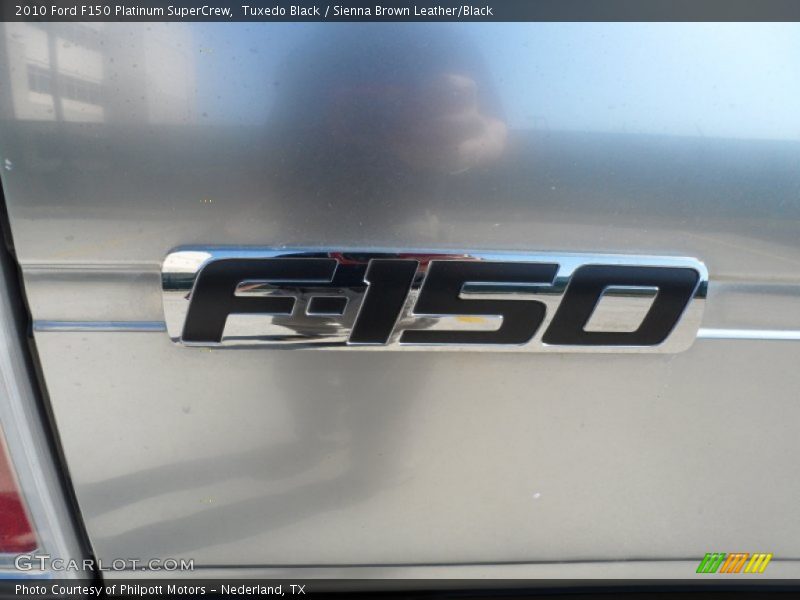 Tuxedo Black / Sienna Brown Leather/Black 2010 Ford F150 Platinum SuperCrew