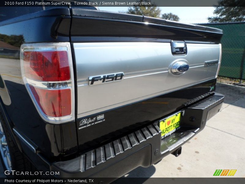 Tuxedo Black / Sienna Brown Leather/Black 2010 Ford F150 Platinum SuperCrew