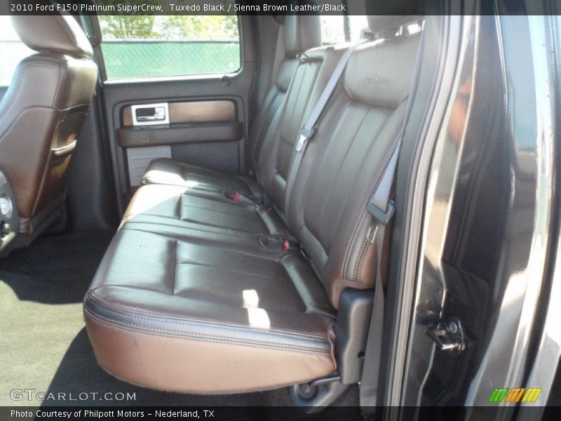 Tuxedo Black / Sienna Brown Leather/Black 2010 Ford F150 Platinum SuperCrew