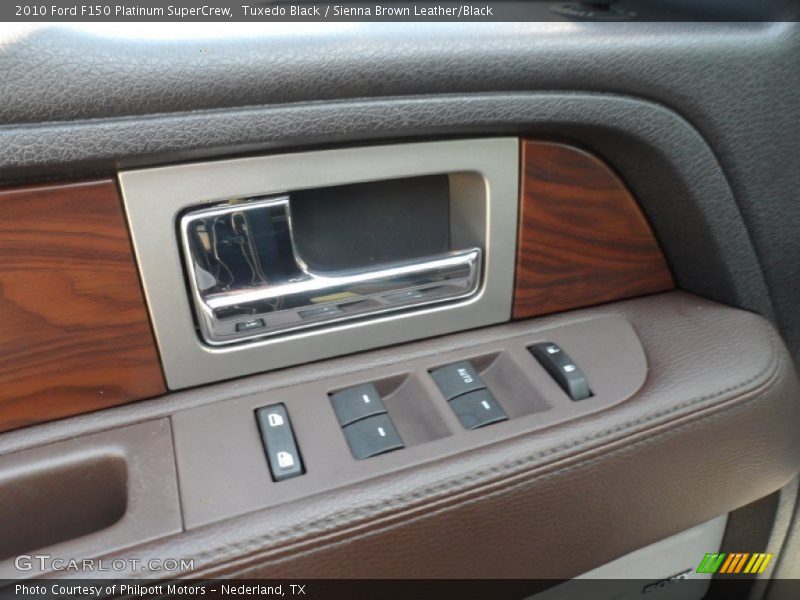 Tuxedo Black / Sienna Brown Leather/Black 2010 Ford F150 Platinum SuperCrew