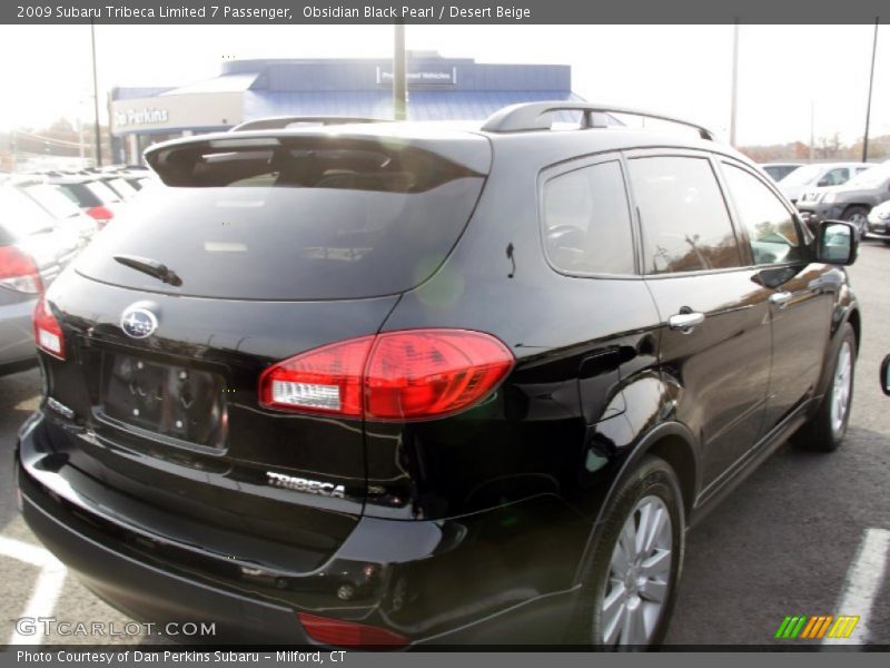 Obsidian Black Pearl / Desert Beige 2009 Subaru Tribeca Limited 7 Passenger