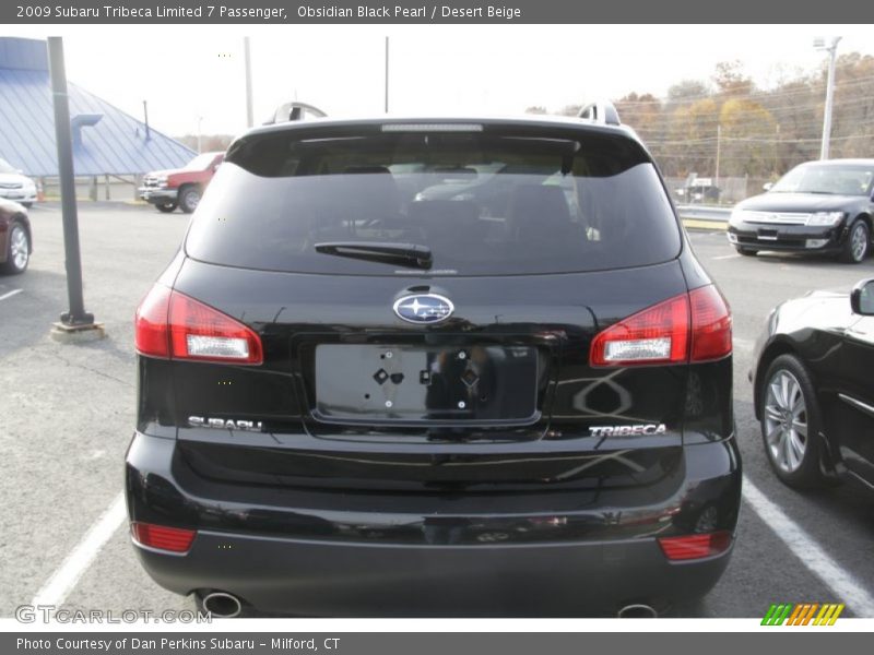 Obsidian Black Pearl / Desert Beige 2009 Subaru Tribeca Limited 7 Passenger