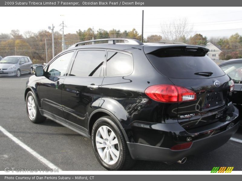 Obsidian Black Pearl / Desert Beige 2009 Subaru Tribeca Limited 7 Passenger