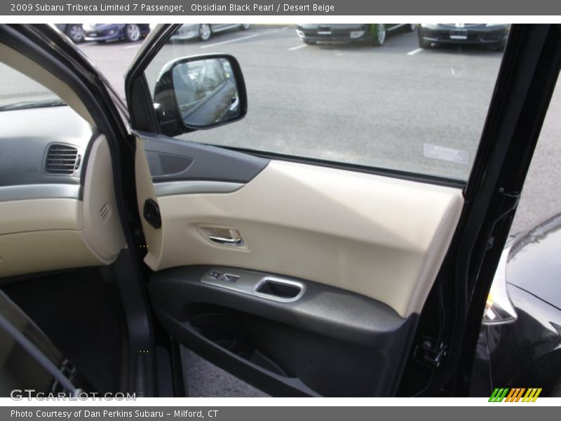 Obsidian Black Pearl / Desert Beige 2009 Subaru Tribeca Limited 7 Passenger