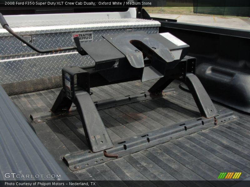 Oxford White / Medium Stone 2008 Ford F350 Super Duty XLT Crew Cab Dually