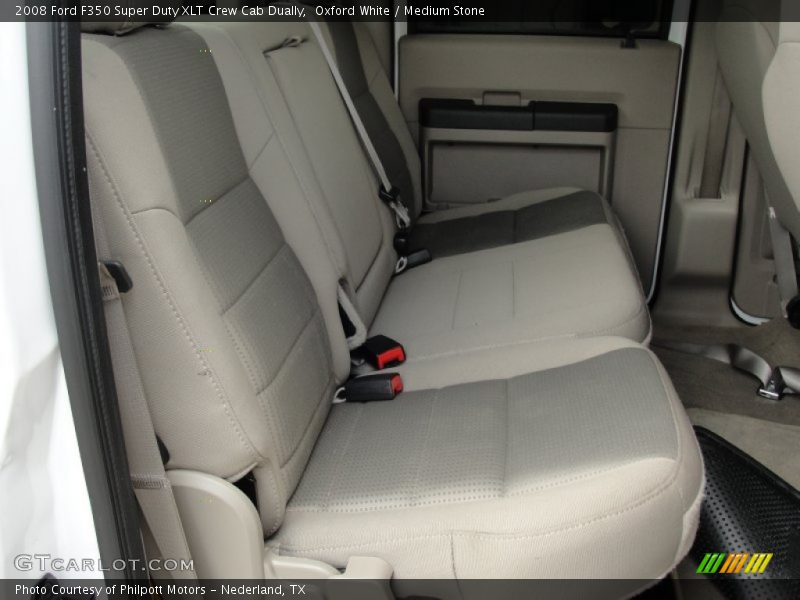 Oxford White / Medium Stone 2008 Ford F350 Super Duty XLT Crew Cab Dually