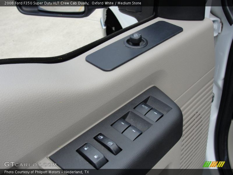 Oxford White / Medium Stone 2008 Ford F350 Super Duty XLT Crew Cab Dually
