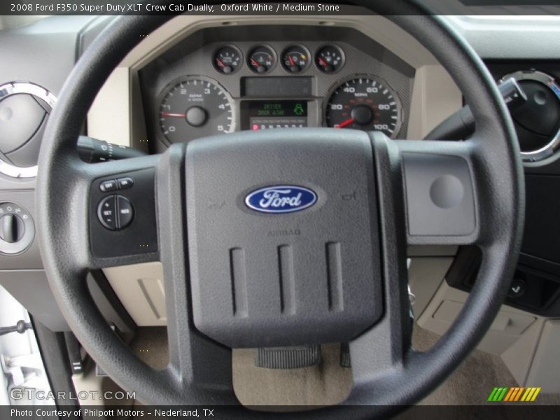  2008 F350 Super Duty XLT Crew Cab Dually Steering Wheel