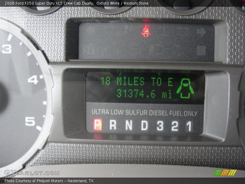 Oxford White / Medium Stone 2008 Ford F350 Super Duty XLT Crew Cab Dually