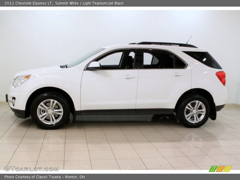 Summit White / Light Titanium/Jet Black 2011 Chevrolet Equinox LT
