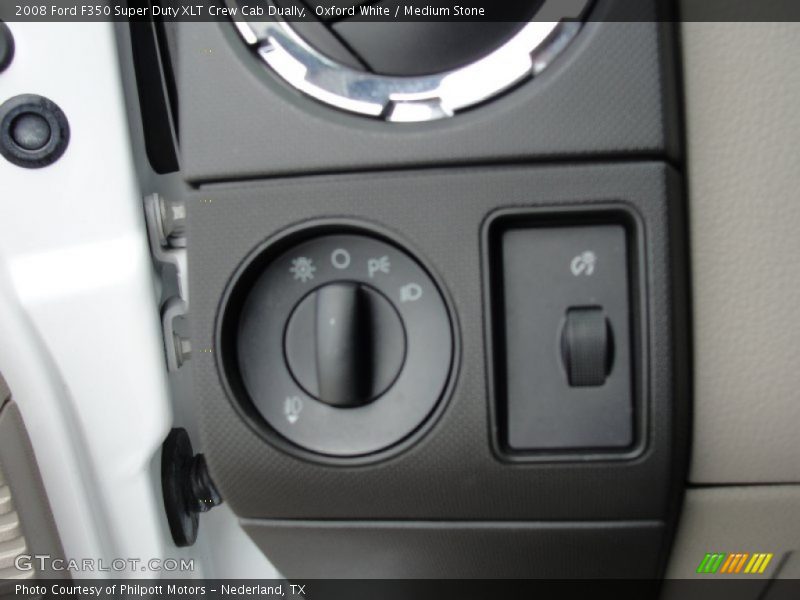 Oxford White / Medium Stone 2008 Ford F350 Super Duty XLT Crew Cab Dually