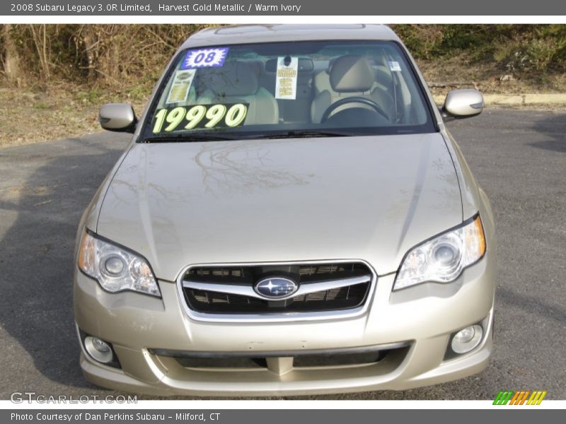 Harvest Gold Metallic / Warm Ivory 2008 Subaru Legacy 3.0R Limited