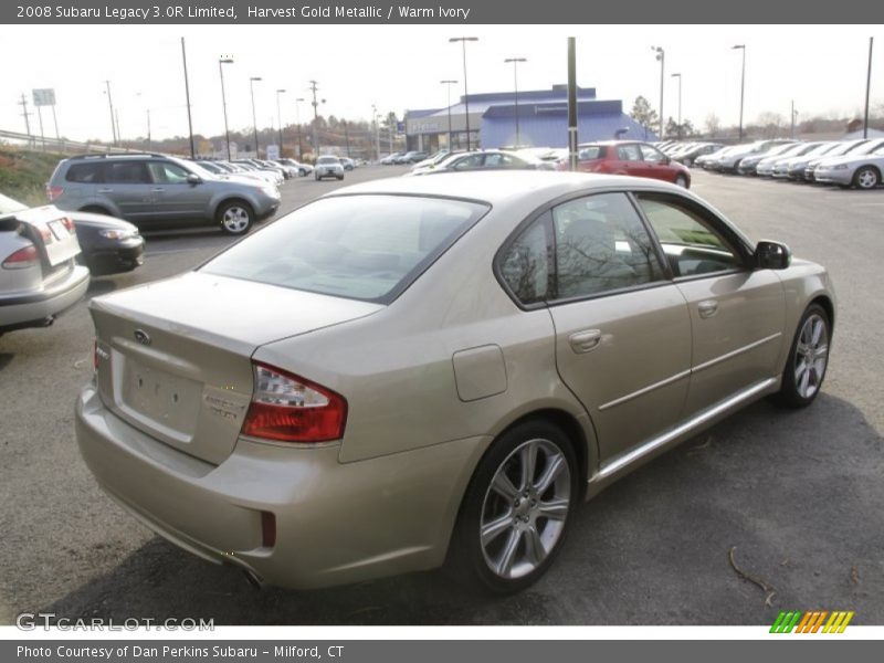 Harvest Gold Metallic / Warm Ivory 2008 Subaru Legacy 3.0R Limited