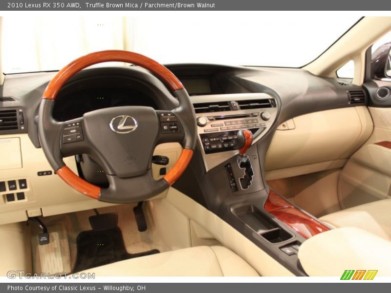 Dashboard of 2010 RX 350 AWD