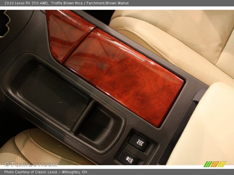 Truffle Brown Mica / Parchment/Brown Walnut 2010 Lexus RX 350 AWD