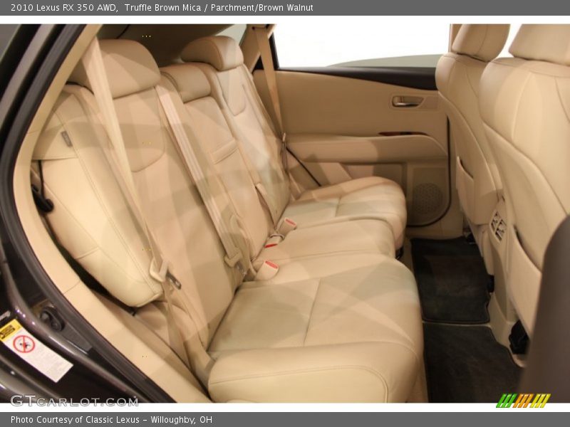 2010 RX 350 AWD Parchment/Brown Walnut Interior