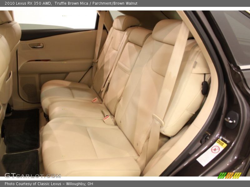Truffle Brown Mica / Parchment/Brown Walnut 2010 Lexus RX 350 AWD