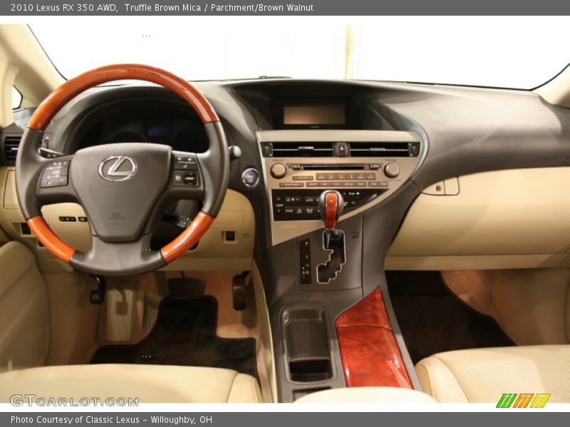 Dashboard of 2010 RX 350 AWD